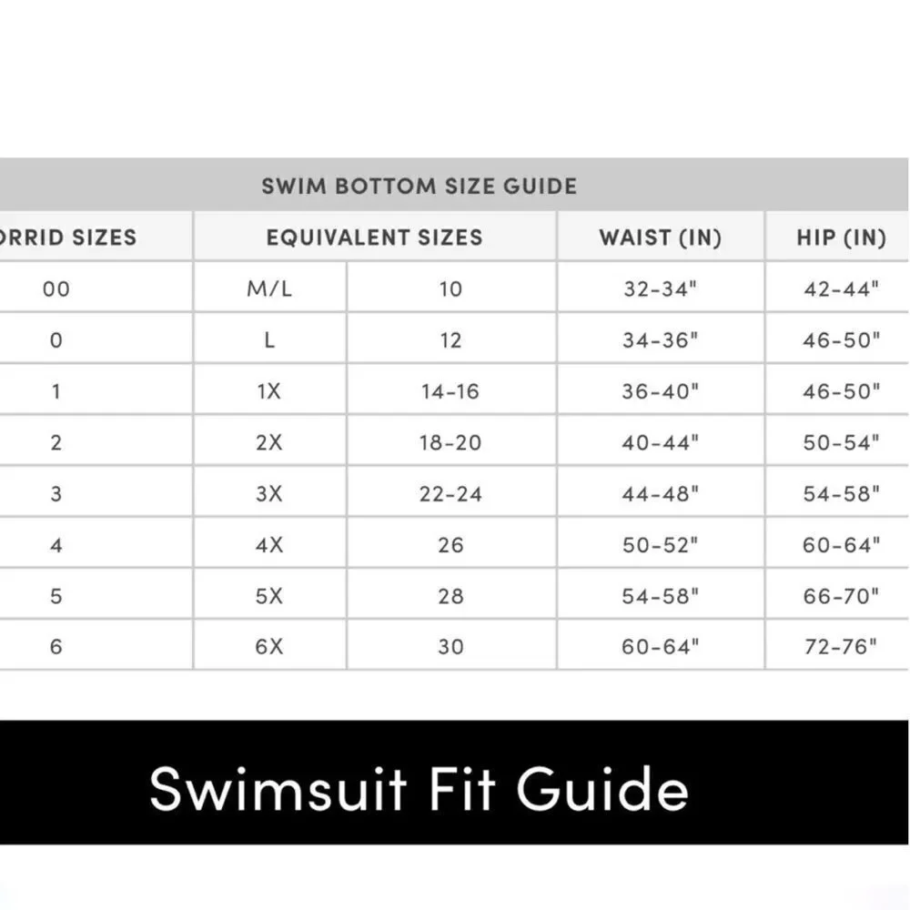 Torrid Blue Ultra High-Rise Active Swim Bottom with Pockets NWT 3 3XL